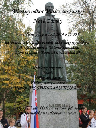 15.1.2014 o 15,00 h.(st)
