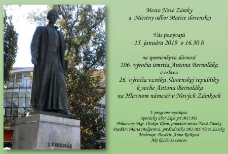 15.1.2019 (ut) o 16,30 h